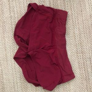 Lululemon Maroon Shorts